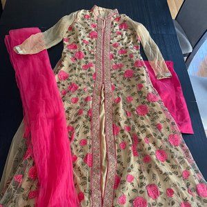 Indian Anarkali Dress with center slit